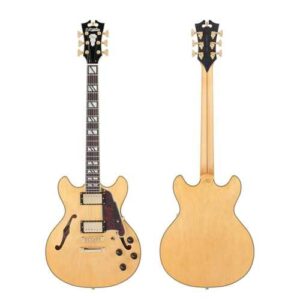 גיטרה חשמלית + ארגז D’Angelico Deluxe Mini DC Satin Honey