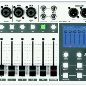 מיקסר 8 ערוצים דיגיטלי Proel | DIGIPAD8