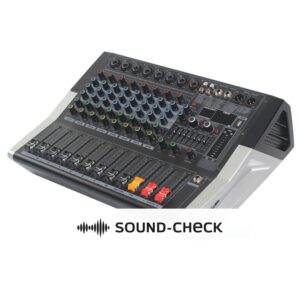מגבר הספק Haymer Pro HAYMER PMIX ED8 – מיקסר מוגבר 700W