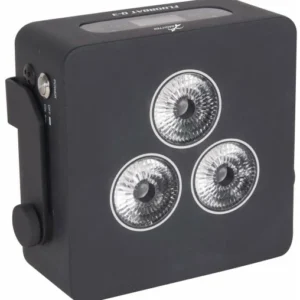 פנס לד רצפתי נטען 3x12W RGBWA-UV