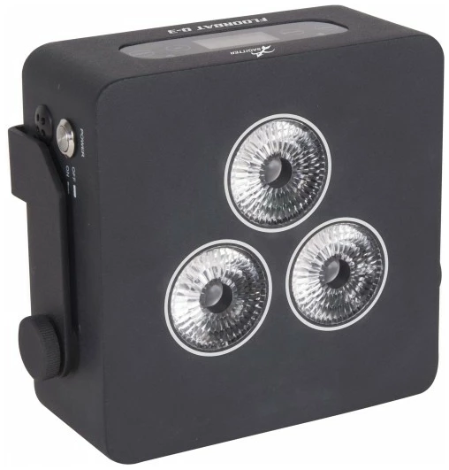 פנס לד רצפתי נטען 3x12W RGBWA-UV 1 פנס לד רצפתי נטען 3x12W RGBWA-UV Sagitter
