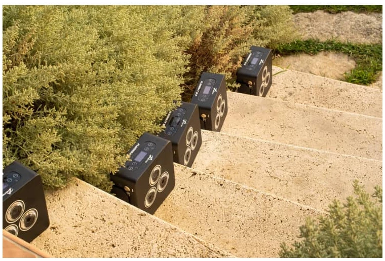פנס לד רצפתי נטען 3x12W RGBWA-UV 8 פנס לד רצפתי נטען 3x12W RGBWA-UV Sagitter – תמונה 8