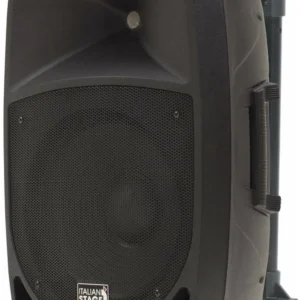 רמקול בידורית 12″ כולל נגן,Bluetooth וזוג מיקרופונים אלחוטי