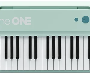 מקלדת לימוד נגינה לילדים The One Color ירוק – מקלדת עם קלידים מוארים ואפליקציה ללימוד נגינה לילדים ולמתחילים