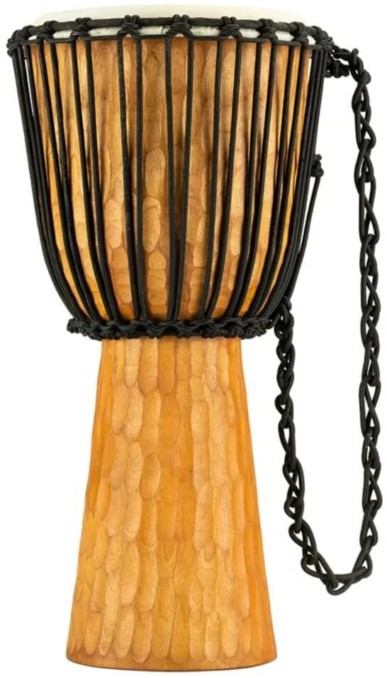 דג'מבה חבלים מעץ 12" Light Brown 3 דג'מבה חבלים מעץ 12" Light Brown - תמונה 3