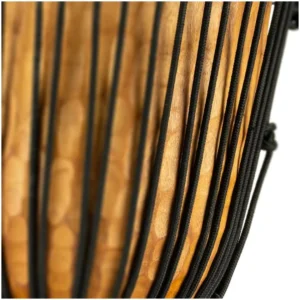 דג’מבה חבלים מעץ 12″ Light Brown