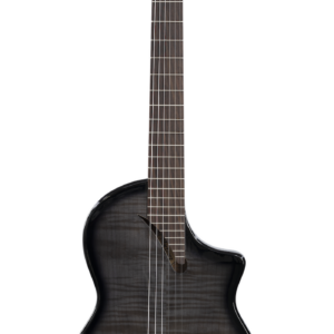 גיטרה קלאסית מוגברת Martinez Hispania בגימור Trans Black