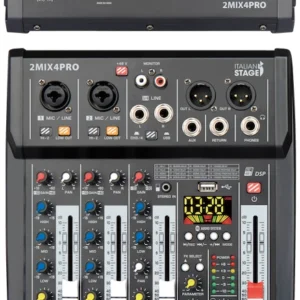 מיקסר 4 ערוצים Proel | IS 2MIX4PRO
