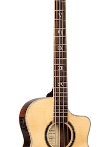 גיטרה בס אקוסטית Ortega KTSM2-4 Ken Taylor טופ Solid Spruce 4 מיתרים