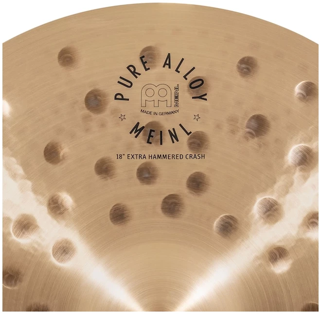 מצילת קראש Meinl Pure Alloy Extra Hammered Crash 18׳ 4 מצילת קראש Meinl Pure Alloy Extra Hammered Crash 18׳ - תמונה 4