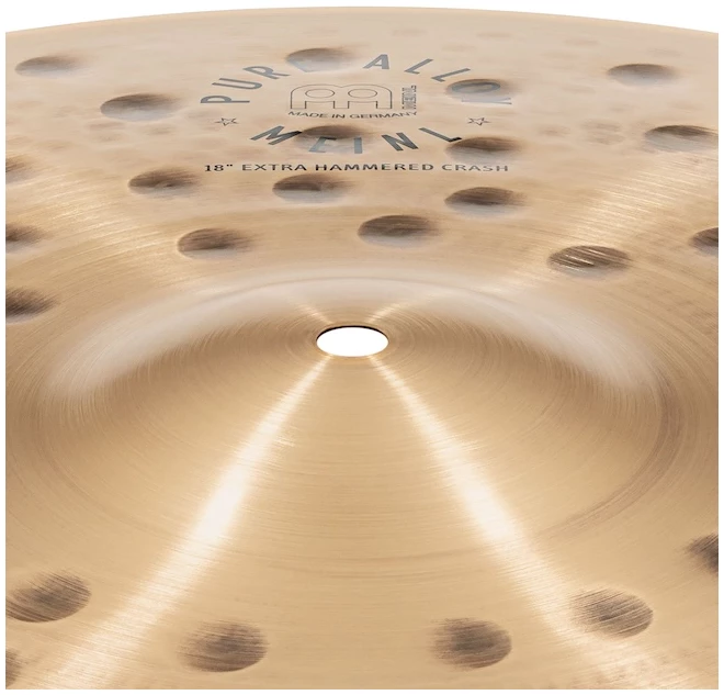 מצילת קראש Meinl Pure Alloy Extra Hammered Crash 18׳ 3 מצילת קראש Meinl Pure Alloy Extra Hammered Crash 18׳ - תמונה 3