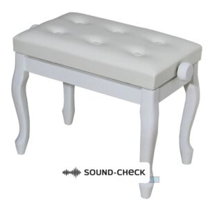 כסא לפסנתר Tokai PB 01-WHT-CH-104 – כסא לפסנתר, לבן