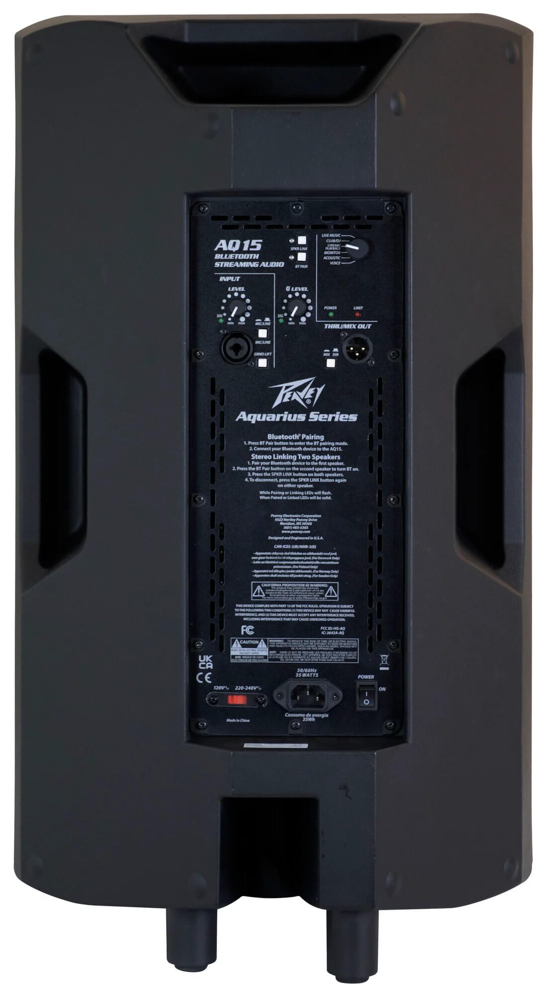 רמקול מוגבר Peavey AQ 15 6 רמקול מוגבר Peavey AQ 15