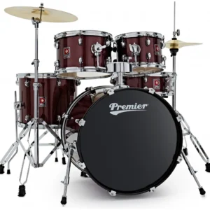 מערכת תופים Premier Revolution 5 חלקים 22 בגימור Red Sparkle