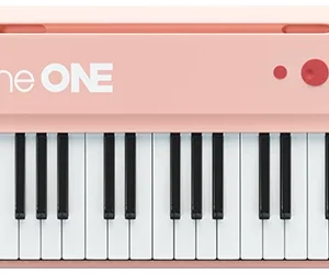 אורגנית חכמה עם קלידים מוארים The One Color ורוד – מקלדת עם קלידים מוארים ואפליקציה ללימוד נגינה