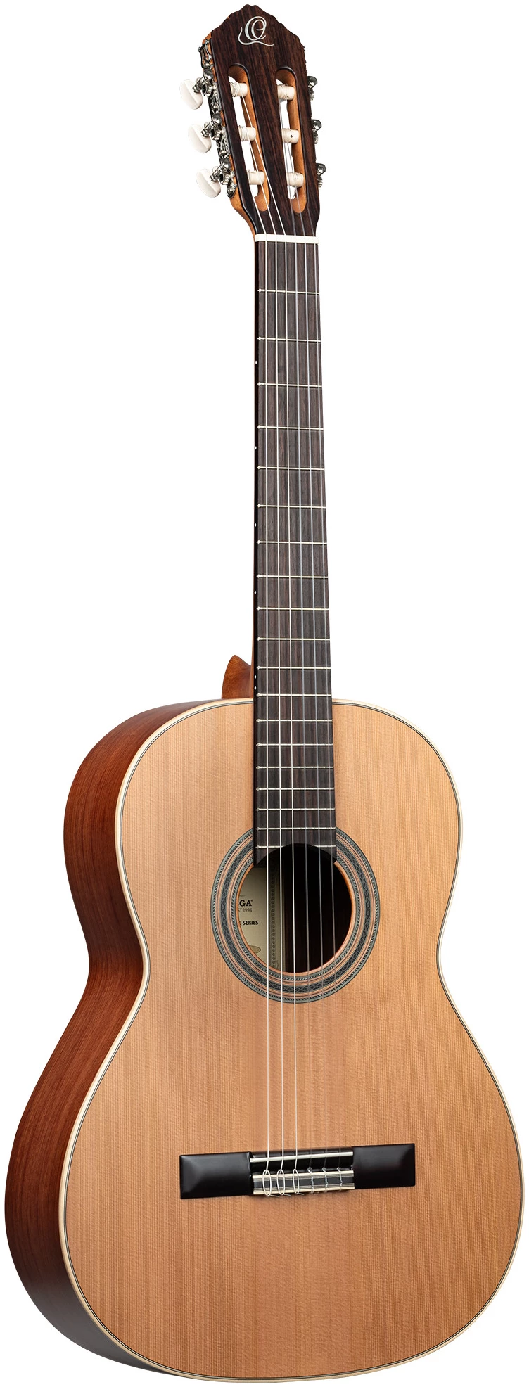 גיטרה קלאסית Ortega R18SSN Traditional טופ ארז מלא גב Bubinga צוואר דק 1 גיטרה קלאסית Ortega R18SSN Traditional טופ ארז מלא גב Bubinga צוואר דק - תמונה ראשית