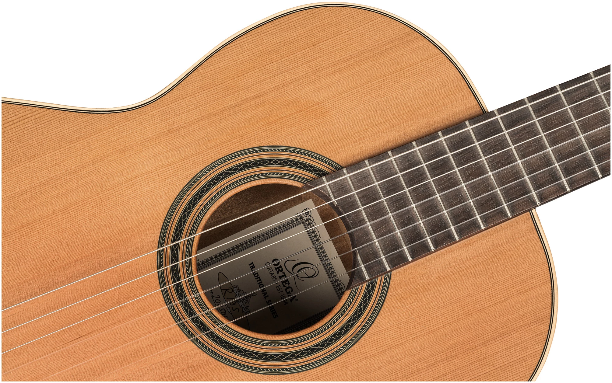 גיטרה קלאסית Ortega R19S Traditional טופ ארז מלא גימור Satin 6 גיטרה קלאסית Ortega R19S Traditional טופ ארז מלא גימור Satin - תמונה 6