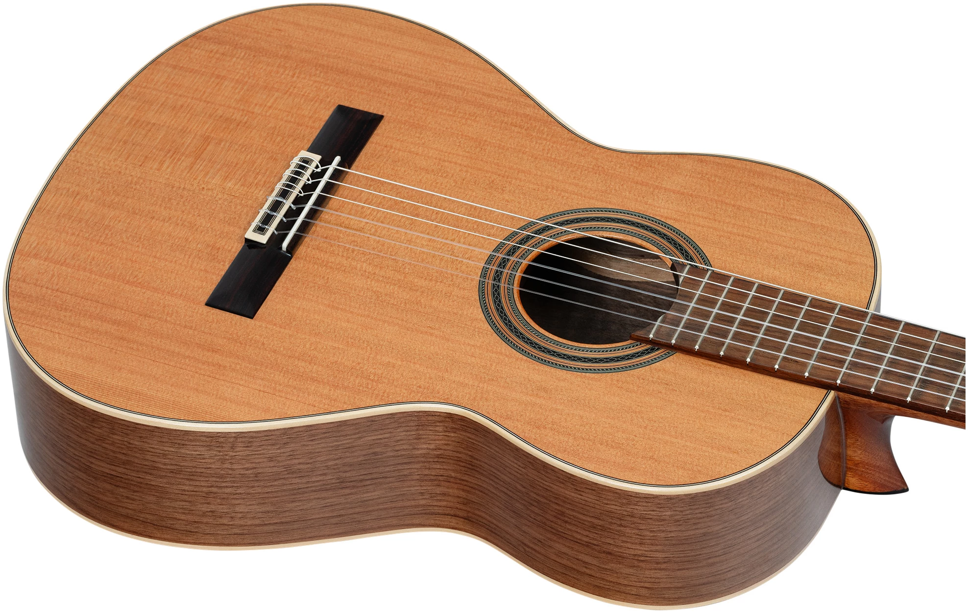 גיטרה קלאסית Ortega R20GSNWN Traditional צוואר דק עץ ארז מלא 3 גיטרה קלאסית Ortega R20GSNWN Traditional צוואר דק עץ ארז מלא - תמונה 3