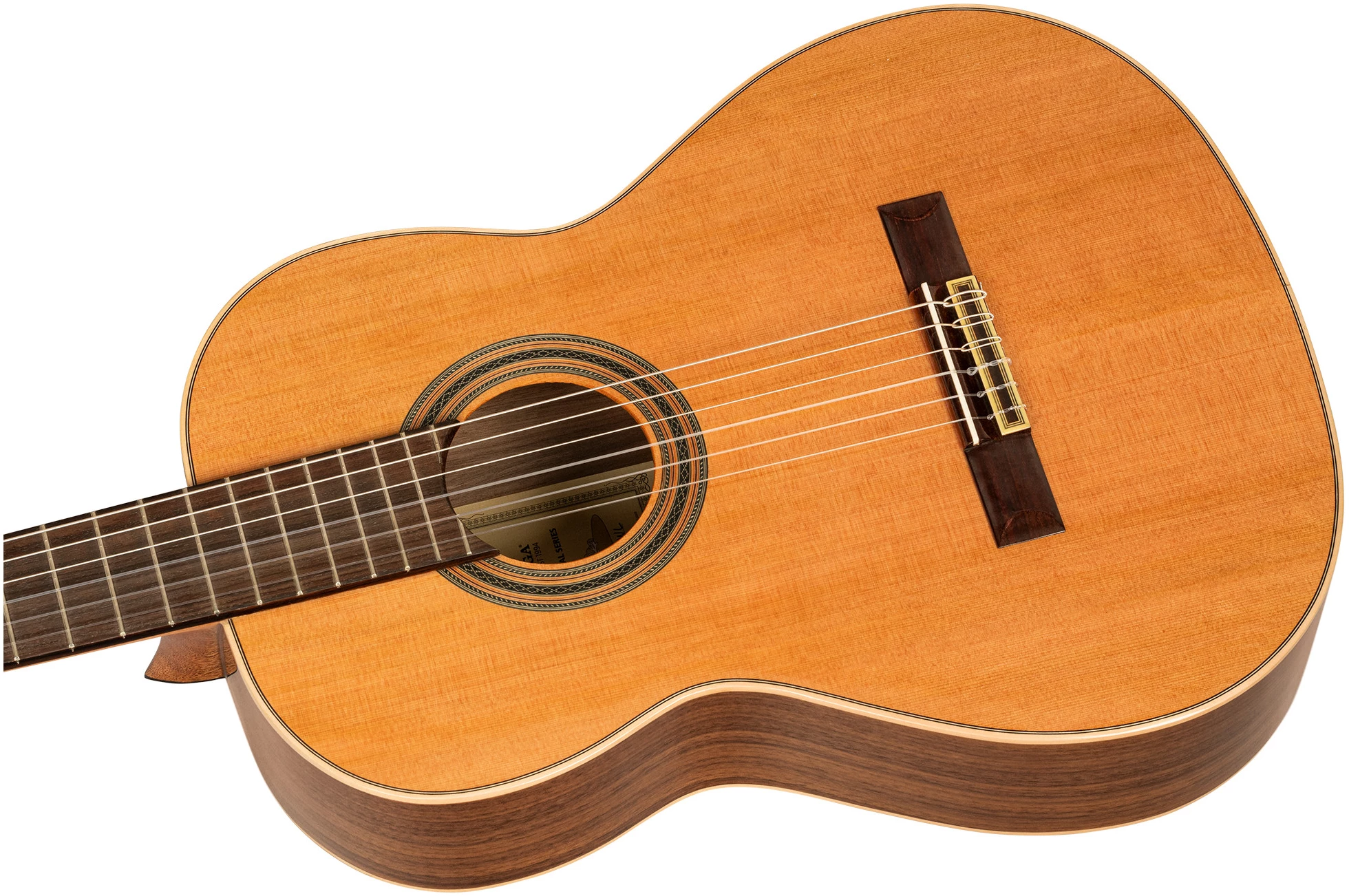 גיטרה קלאסית שמאלית Ortega R20GWN-L Traditional עץ ארז מלא 3 גיטרה קלאסית שמאלית Ortega R20GWN-L Traditional עץ ארז מלא - תמונה 3