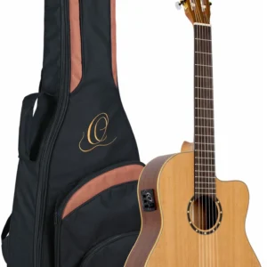 גיטרה קלאסית מוגברת Ortega RCE131SN עם צוואר דק (Slim Neck)