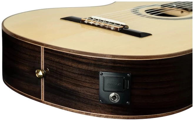גיטרה קלאסית מוגברת Ortega RE158RWSN Performer חלק עליון Solid Spruce גוף Rosewood 5 גיטרה קלאסית מוגברת Ortega RE158RWSN Performer חלק עליון Solid Spruce גוף Rosewood - תמונה 5