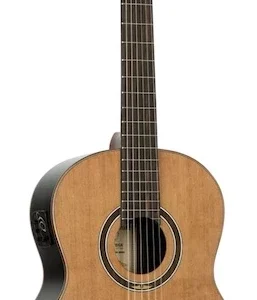 גיטרה קלאסית מוגברת Ortega RE159RWSN Performer חלק עליון Solid Cedar גוף Rosewood