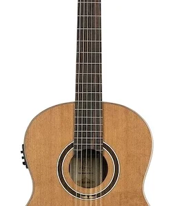 גיטרה קלאסית מוגברת Ortega RE159RWSN Performer חלק עליון Solid Cedar גוף Rosewood