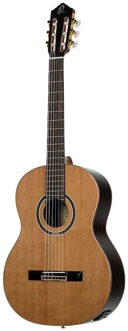 גיטרה קלאסית מוגברת Ortega RE159RWSN Performer חלק עליון Solid Cedar גוף Rosewood 16 גיטרה קלאסית מוגברת Ortega RE159RWSN Performer חלק עליון Solid Cedar גוף Rosewood - תמונה 16