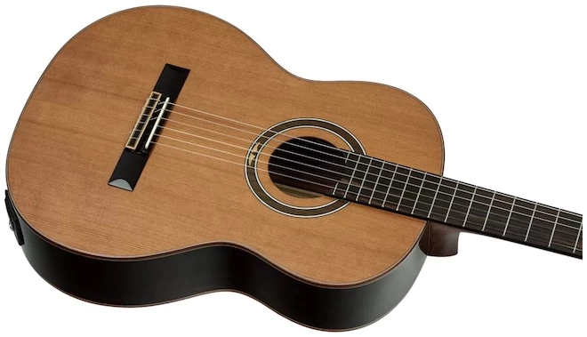 גיטרה קלאסית מוגברת Ortega RE159RWSN Performer חלק עליון Solid Cedar גוף Rosewood 11 גיטרה קלאסית מוגברת Ortega RE159RWSN Performer חלק עליון Solid Cedar גוף Rosewood - תמונה 11