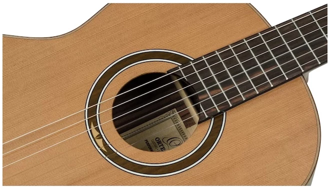 גיטרה קלאסית מוגברת Ortega RE159RWSN Performer חלק עליון Solid Cedar גוף Rosewood 9 גיטרה קלאסית מוגברת Ortega RE159RWSN Performer חלק עליון Solid Cedar גוף Rosewood - תמונה 9