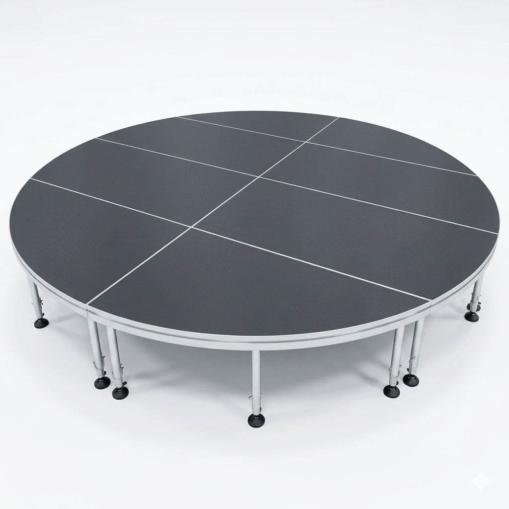 במה Speed Truss STG-QT2010-PRE – 4m Rounded Stage 1 מוצר Speed Truss STG-QT2010-PRE – 4m Rounded Stage