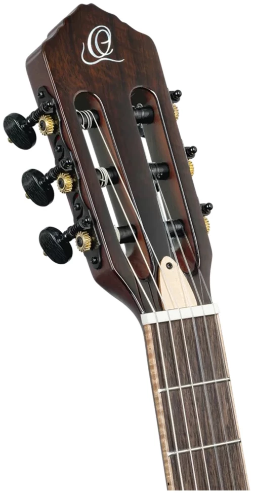 גיטרה קלאסית מוגברת Ortega TourPlayer Deluxe RTPDLX-ACA גימור אש (Fire) 3 גיטרה קלאסית מוגברת Ortega TourPlayer Deluxe RTPDLX-ACA גימור אש (Fire) - תמונה 3