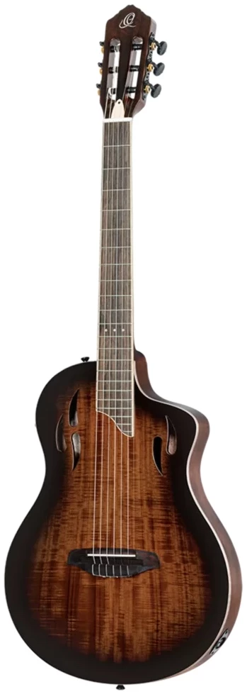 גיטרה קלאסית מוגברת Ortega TourPlayer Deluxe RTPDLX-ACA גימור אש (Fire) 14 גיטרה קלאסית מוגברת Ortega TourPlayer Deluxe RTPDLX-ACA גימור אש (Fire) - תמונה 14