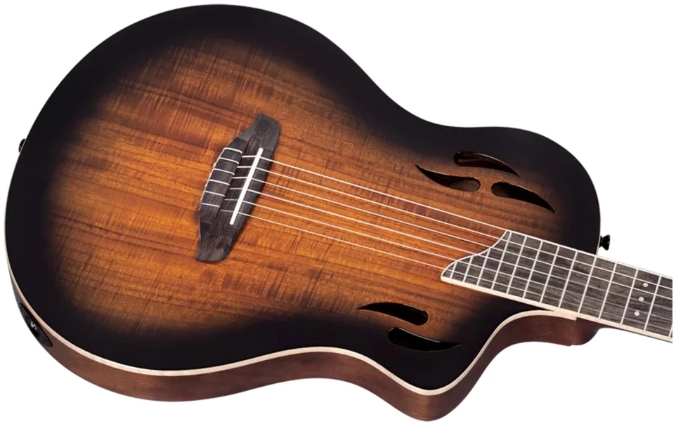 גיטרה קלאסית מוגברת Ortega TourPlayer Deluxe RTPDLX-ACA גימור אש (Fire) 9 גיטרה קלאסית מוגברת Ortega TourPlayer Deluxe RTPDLX-ACA גימור אש (Fire) - תמונה 9