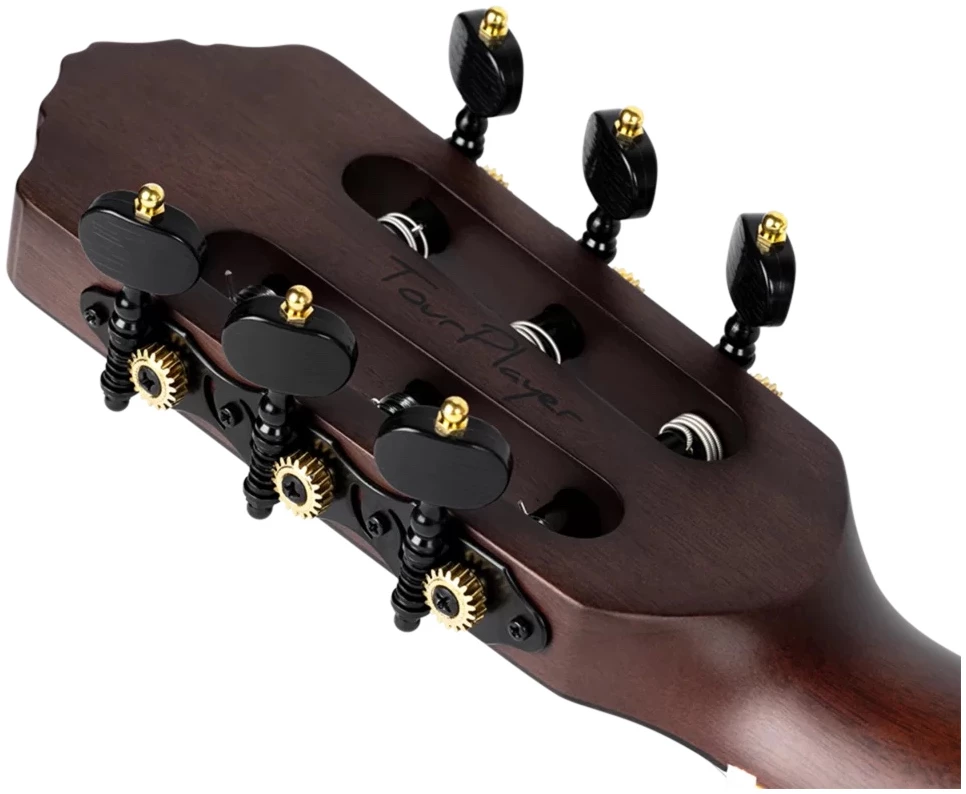 גיטרה קלאסית Ortega TourPlayer בצבע שחור 5 גיטרה קלאסית Ortega TourPlayer בצבע שחור - תמונה 5