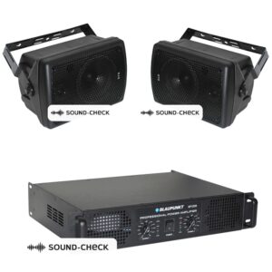 רמקול Blaupunkt SET BP2200/PA80x2 – מערכת הגברה להתקנה