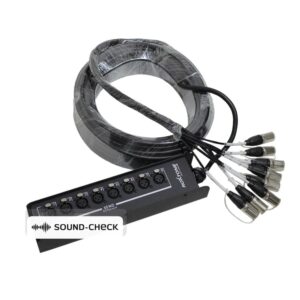 כבל מקצועי Roxtone SFBN0800L20 – מולטיכבל 20מ. 8 XLR