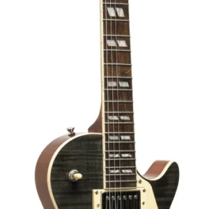 גיטרה חשמלית Stagg SEL-DLX TR BLK בגימור שחור שקוף