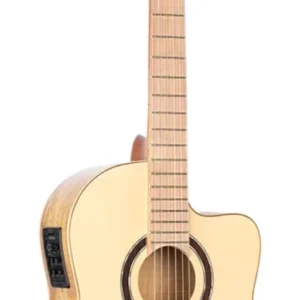 גיטרה קלאסית Ortega Thomas Zwijsen TZSM-3 טופ ארז מלא גב Spalted Maple מוגברת