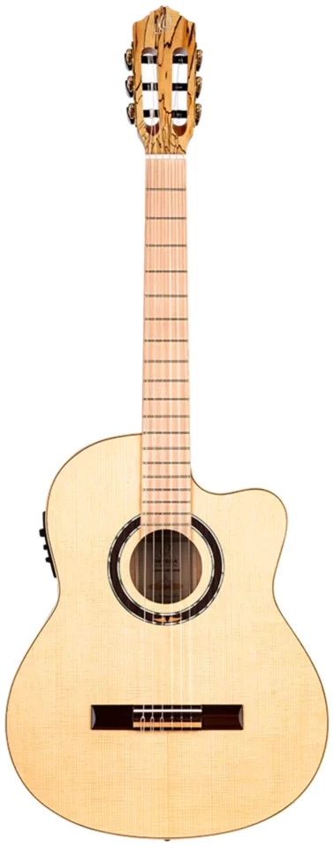 גיטרה קלאסית Ortega Thomas Zwijsen TZSM-3 טופ ארז מלא גב Spalted Maple מוגברת 8 גיטרה קלאסית Ortega Thomas Zwijsen TZSM-3 טופ ארז מלא גב Spalted Maple מוגברת - תמונה 8