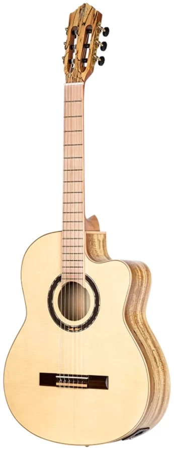 גיטרה קלאסית Ortega Thomas Zwijsen TZSM-3 טופ ארז מלא גב Spalted Maple מוגברת 7 גיטרה קלאסית Ortega Thomas Zwijsen TZSM-3 טופ ארז מלא גב Spalted Maple מוגברת - תמונה 7