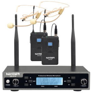 מיקרופון Haymer Pro HAYMER UH-511-H – זוג מיקרופונים מדונה