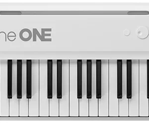 אורגן עם נורות מוארות The One מדגם COLOR לבן – מקלדת קסמים מוארת עם Bluetooth, לימוד מוסיקה חכם וניידות קלה