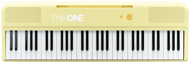 אורגן עם אפליקציה ללימוד The One מדגם COLOR צהוב – מקלדת קסמים מוארת עם Bluetooth, לימוד מוסיקה חכם וניידות קלה 1 אורגן עם אפליקציה ללימוד The One מדגם COLOR צהוב – מקלדת קסמים מוארת עם Bluetooth, לימוד מוסיקה חכם וניידות קלה - תמונה ראשית