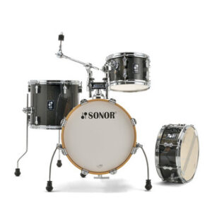 מערכת תופים 4 חלקים 16″ AQX Jungle בצבע שחור בהיר מבית SONOR