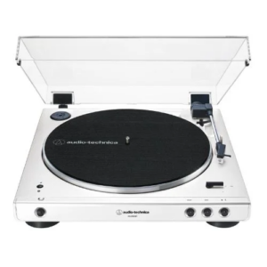 פטיפון Audio Technica AT-LP60XBT לבן עם Bluetooth