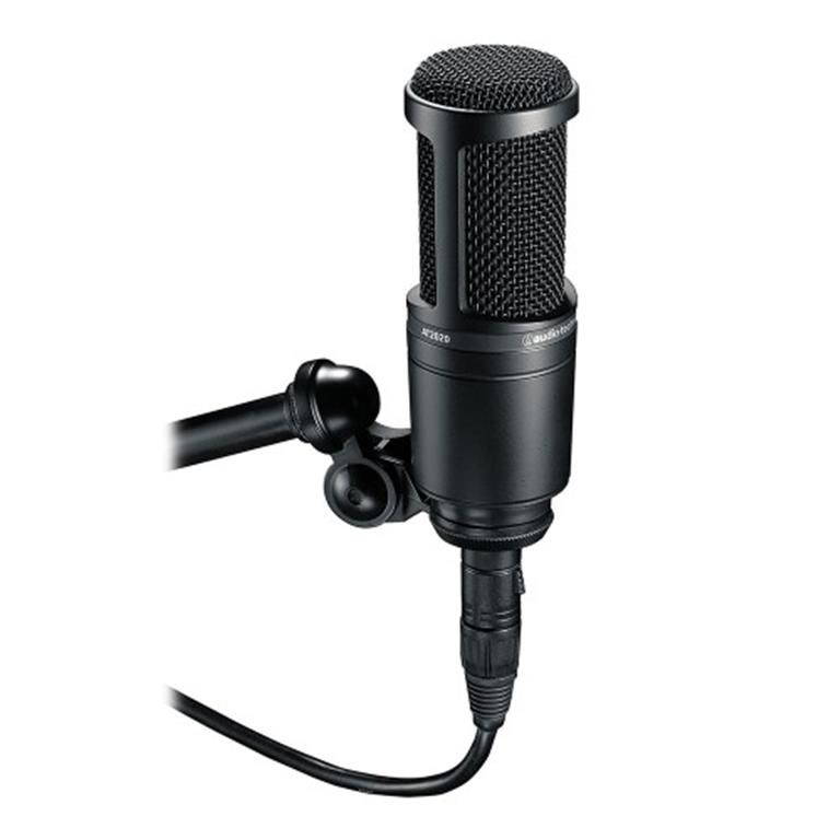 מיקרופון קונדנסר Audio-Technica AT2020 2 מיקרופון קונדנסר Audio-Technica AT2020