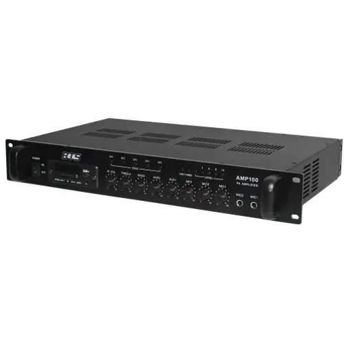 מגבר כריזה 700W חמישה אזורים - BTS AMP700-5Z 1 מגבר כריזה 700W חמישה אזורים BTS AMP700-5Z