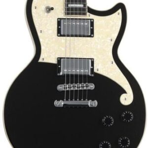 גיטרה חשמלית + נרתיק D’Angelico Premier Atlantic BLACK FLAKE