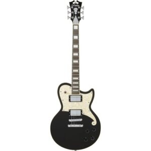 גיטרה חשמלית + נרתיק D’Angelico Premier Atlantic BLACK FLAKE